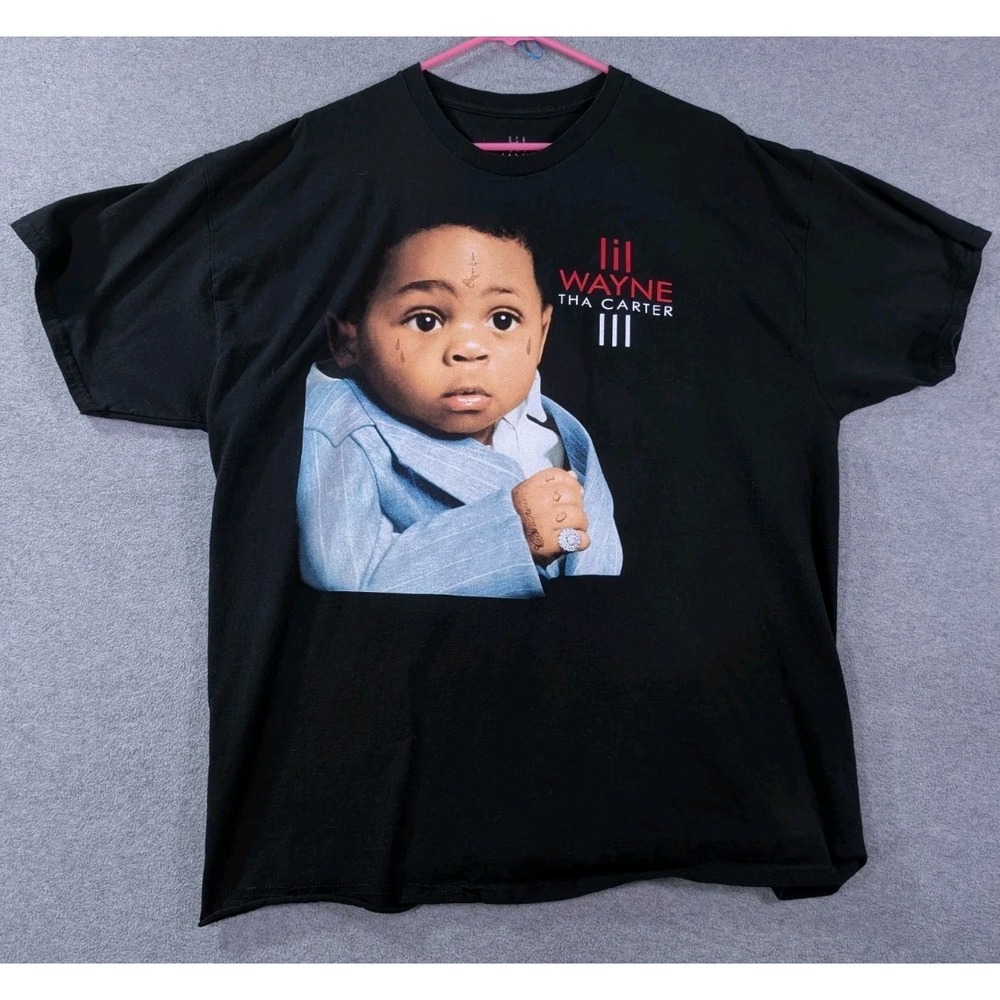 Lil Wayne Tha Carter III T Shirt XL Black 2025 Retro Young Money Rap Tee